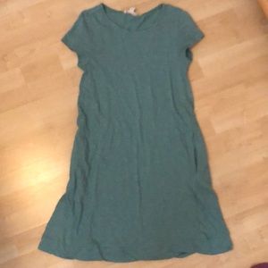 Green and White Striped Dress!